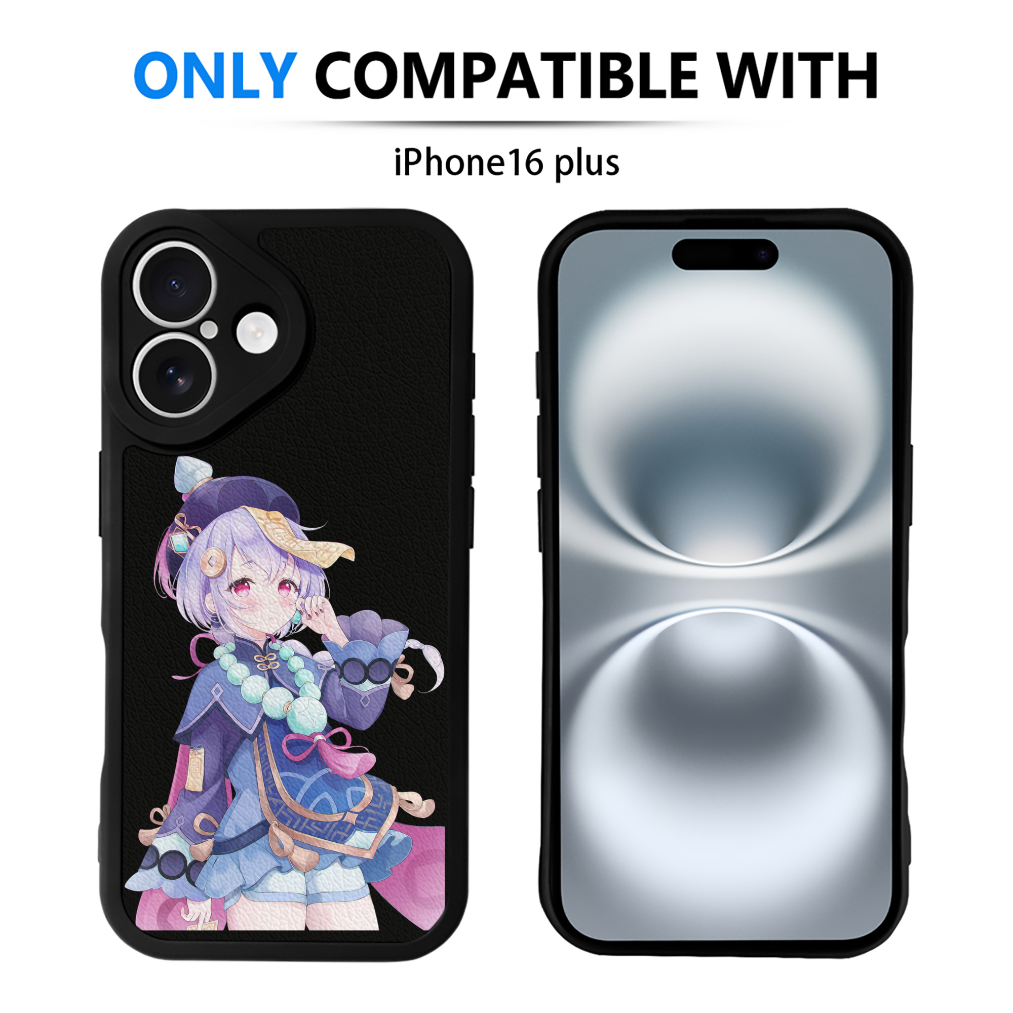 げんし神 七七 なな  genshin Nana 【iPhone 16シリーズ対応】シリコンスマホケース（レザー調） 材質：シリコン